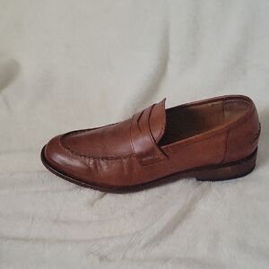 Frye Tan Leather Slip-On Loafers 9.5 MEN